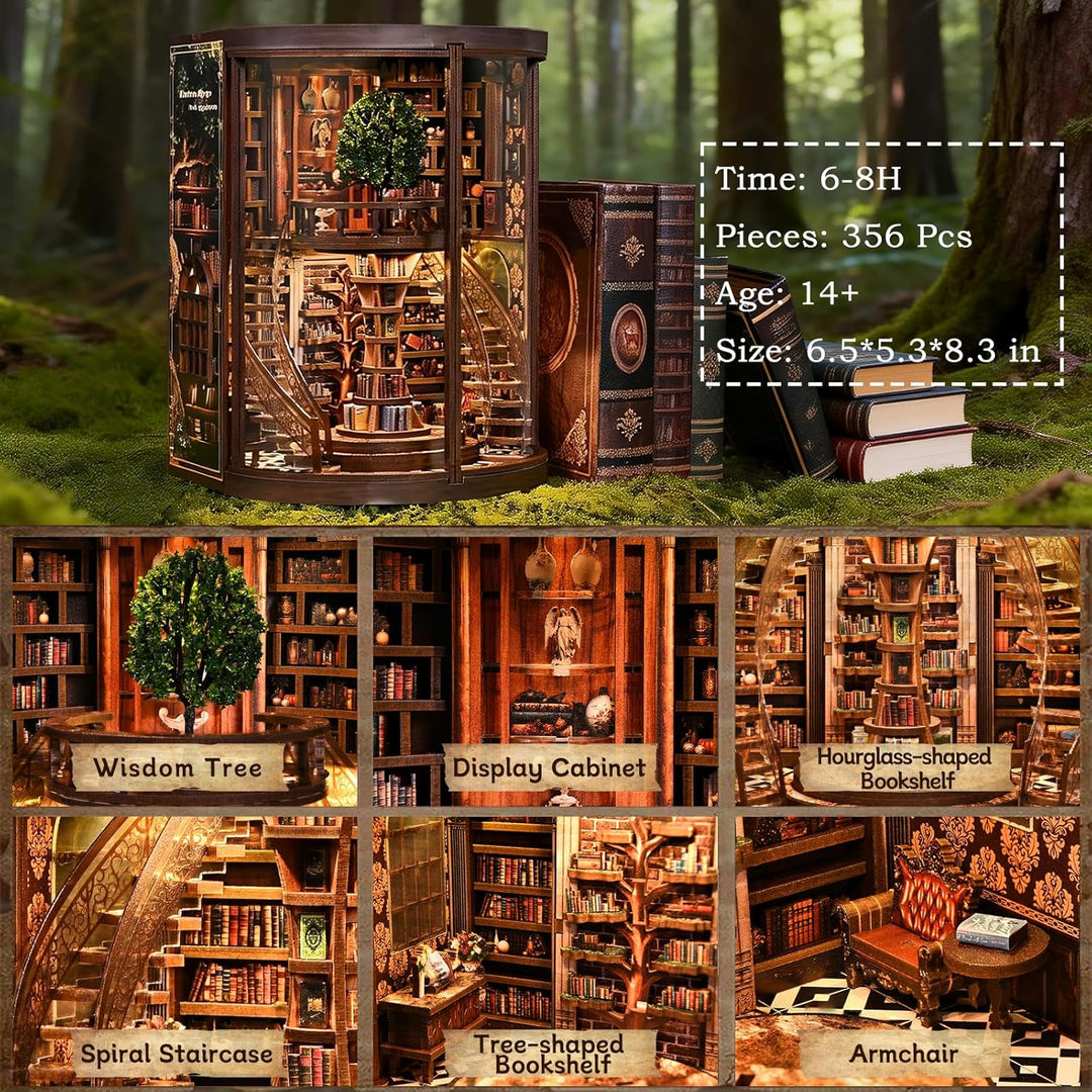 DolphinIsle Kit de rincón de libros para adultos libro de