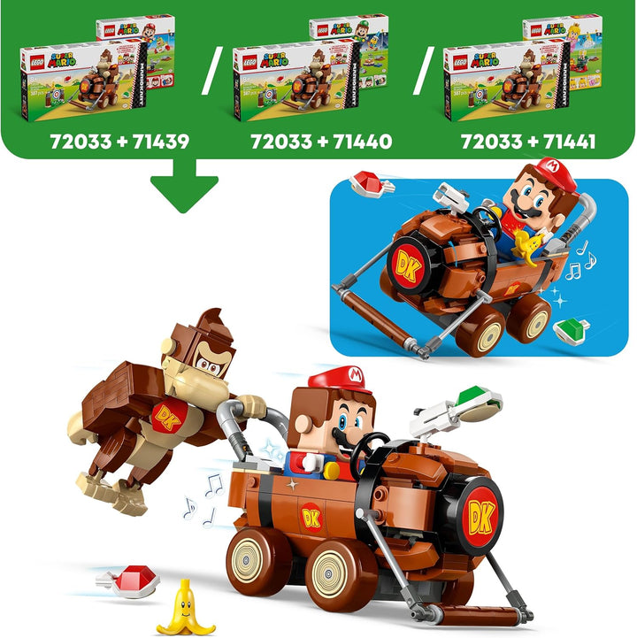 Lego Super Mario Kart(TM) - Donkey Kong y DK Jumbo Toy Bloques de r...