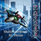 Foam RC Planes Remote Control Airplanes con LED (Azul, 3 Baterías)