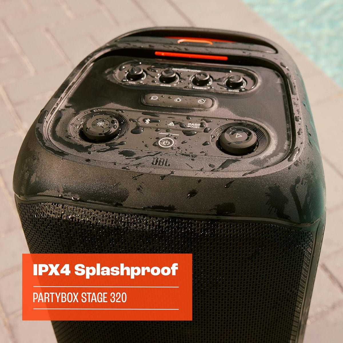 JBL PartyBox Stage 320 - Altavoz portátil para fiestas con mango te...