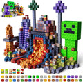 Laoren Bloques de construcción magnéticos, juguetes STEM cubos magn...