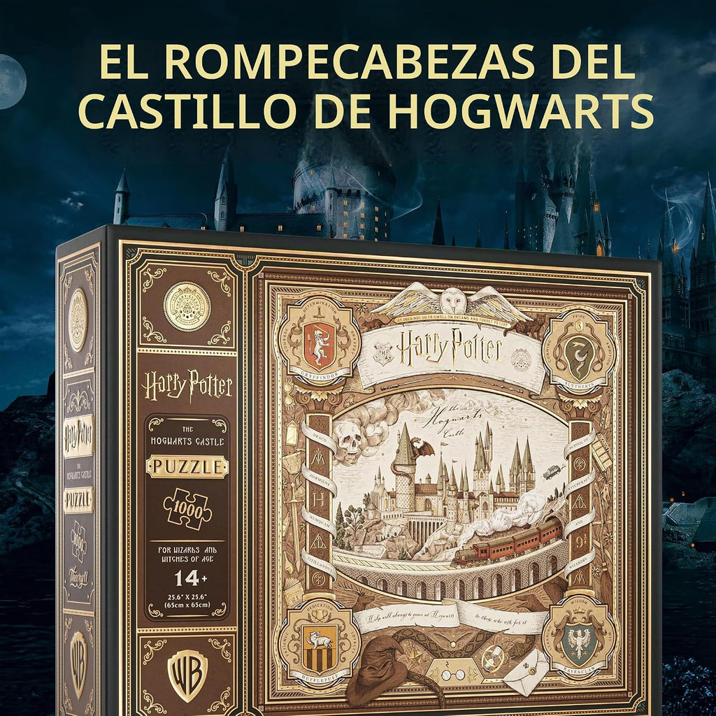 theory11 Rompecabezas de Harry Potter - Rompecabezas de 1,000 piezas - Mercancía y coleccionables oficialmente licenciados de Harry Potter - Ajuste de precisión y calidad premium - Rompecabezas de