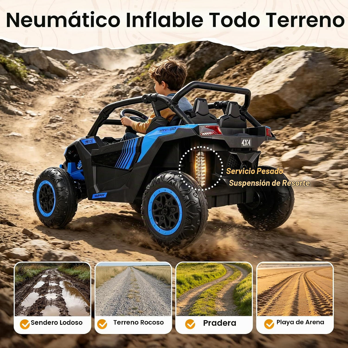 Autos de paseo a control remoto de 24 V para niños de 800 W, auto eléctrico de dos plazas con luces LED, música, modo de 3 velocidades, vehículo eléctrico para niños de 3 a 8 años, color