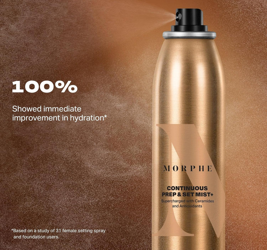 Morphe Jumbo Continuous Prep &amp; Set Face Mist - Spray fijador hi...