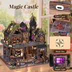 Kit de casa de muñecas en miniatura, kit de mini casa de bricolaje
