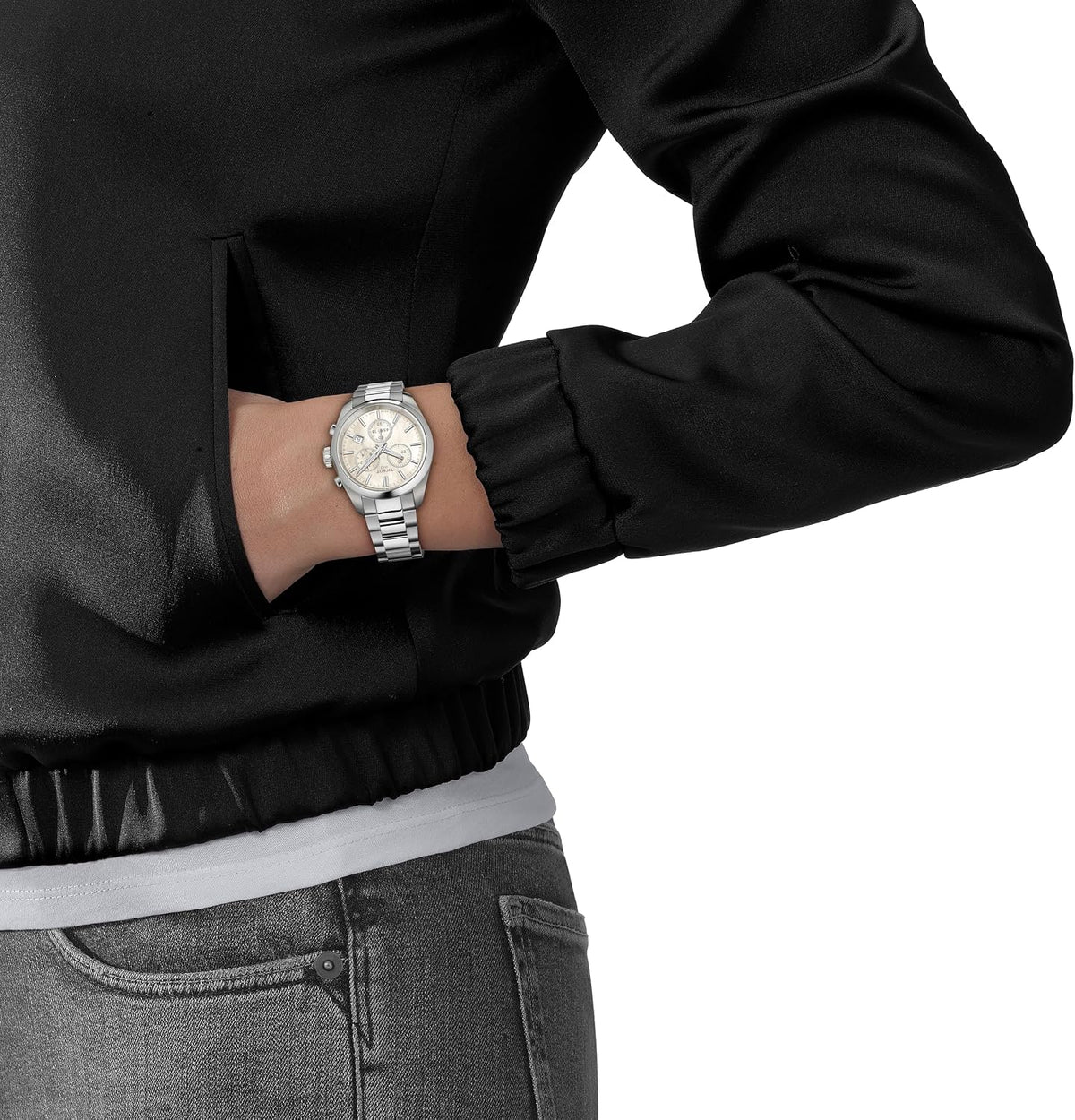 Tissot PR 100, cronógrafo de cuarzo suizo, 1.417 in, reloj para mujer