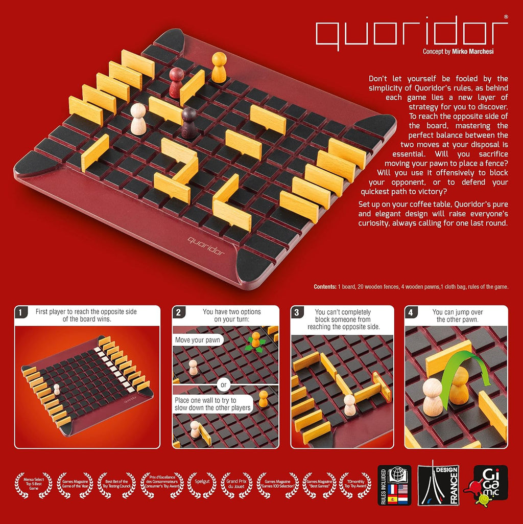 Juego clásico Quoridor Gigamic