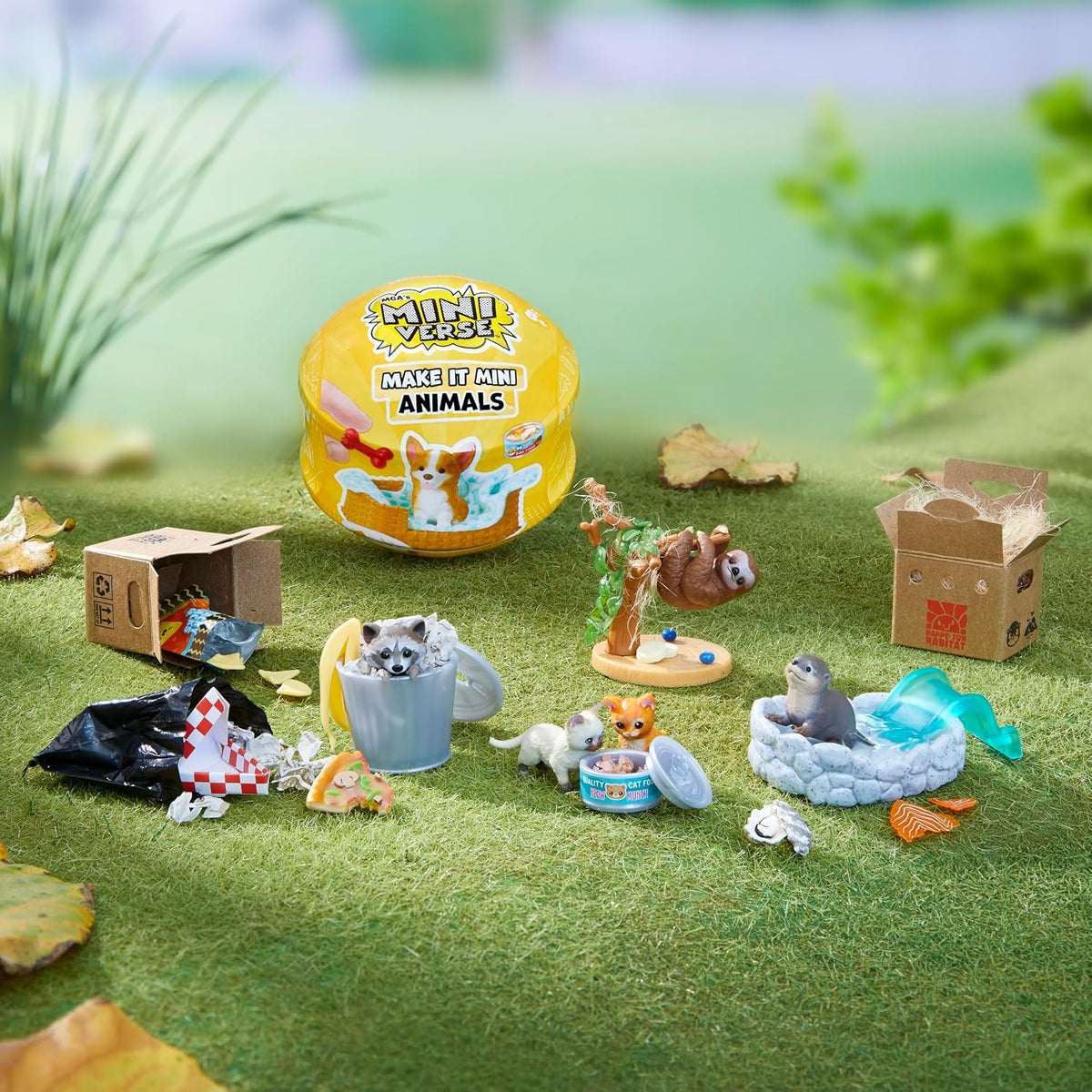 MGA's Miniverse Make It Mini Animals Series 3 - Pelota ciega (3 unidades)