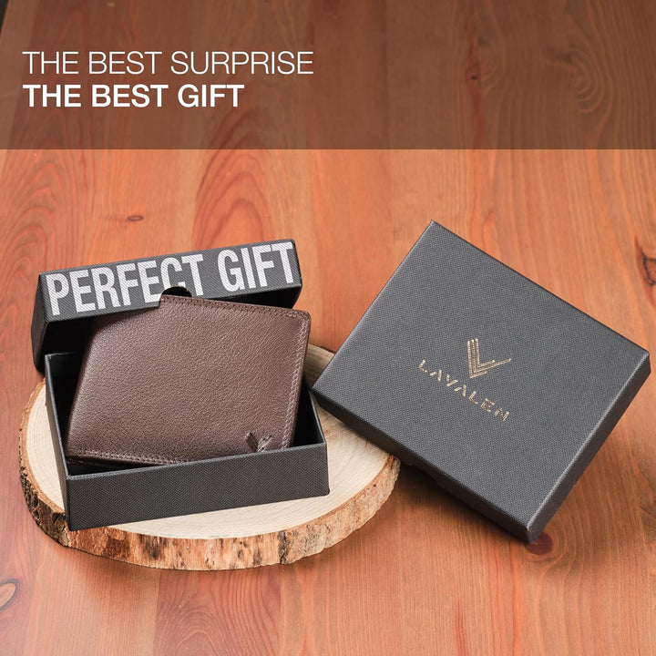 Lavalen Billeteras de cuero suave para hombres UK \u2013 Bloqueo RF...
