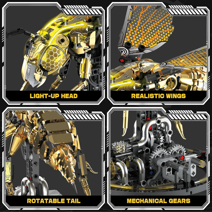 OrbBlaster Juego de construcción mecánica de abeja para
