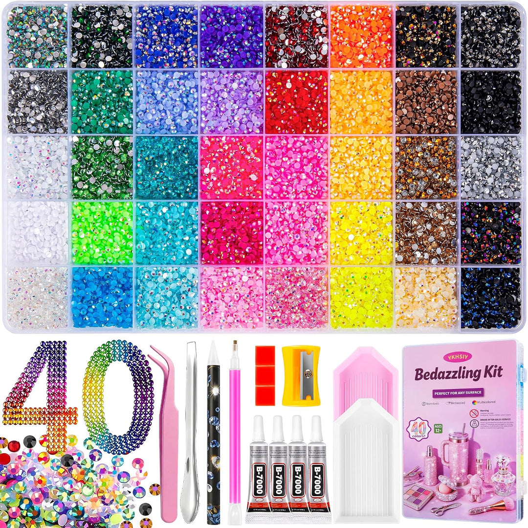 Bedazzling Kit de 40000 piezas de diamantes de imitación de resina...