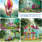 Playmobil 71854 - Animales y amigos | Vehículo todoterreno colorido | Juguete a partir de 4 años | Regalo para niños | Fomenta la creatividad y la sed de aventura | con figuras, vehículos y accesorios