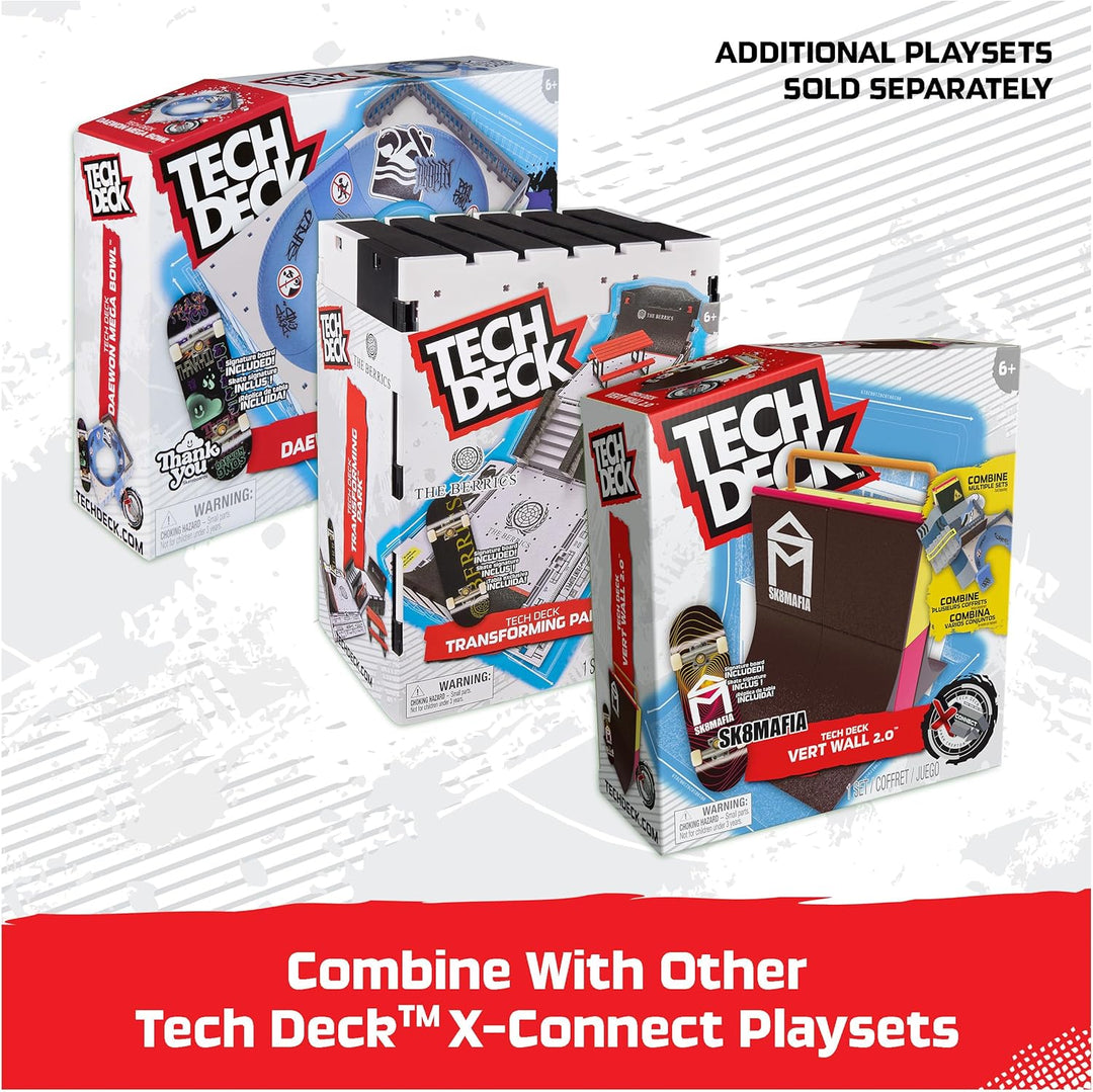 TECH DECK, The Berrics Transforming Park, X-Connect Park Creator, s...