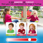 SkillEase Happy or Not, Bingo Emociones y Sentimientos Actividad para Habilidades Sociales, Actividades de Aprendizaje Social Emocional, Juego de Terapia y Consejería para Niños, Juego de Terapia del Habla,