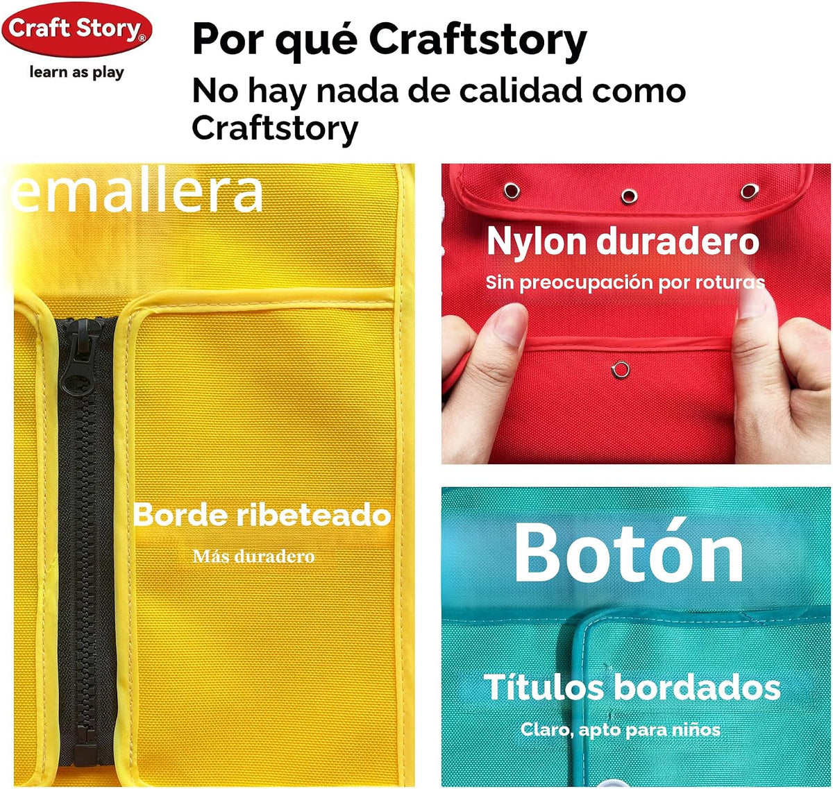 Craftstory Juguetes Montessori para niños pequeños, tablero de actividades