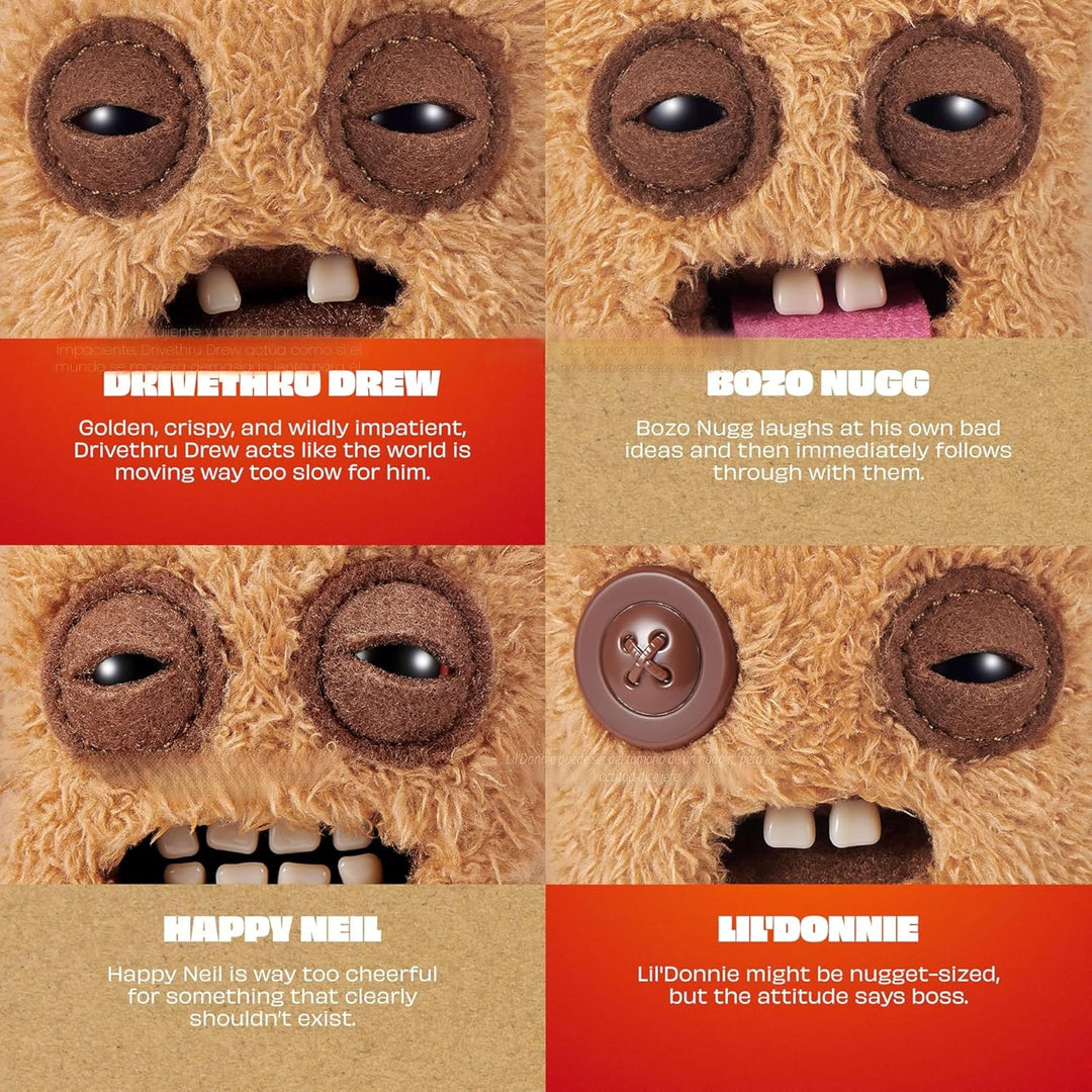 Fuggler Fugg Nuggets - Llavero de peluche coleccionable de 3.5 pulg...