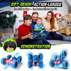 Hamdol Auto de acrobacias con control remoto para niños