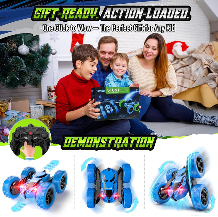 Hamdol Auto de acrobacias con control remoto para niños, juguete RC...