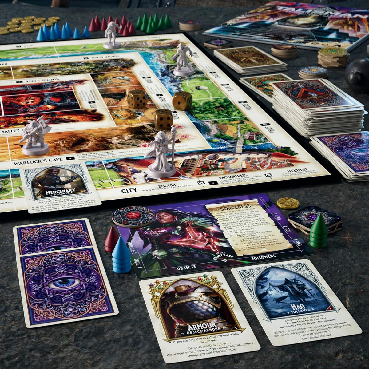 Avalon Hill Talisman: The Magical Quest - Juego de mesa (5ª edición) | Juegos de aventura de mesa de fantasía | A partir de 12 años | De 2 a 6 jugadores | Juegos de estrategia de rol