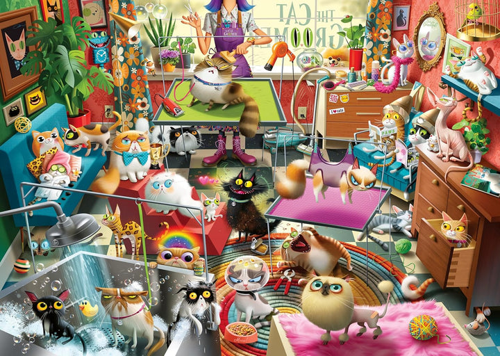 Ravensburger The Cat Groomer - Rompecabezas de 1000 piezas