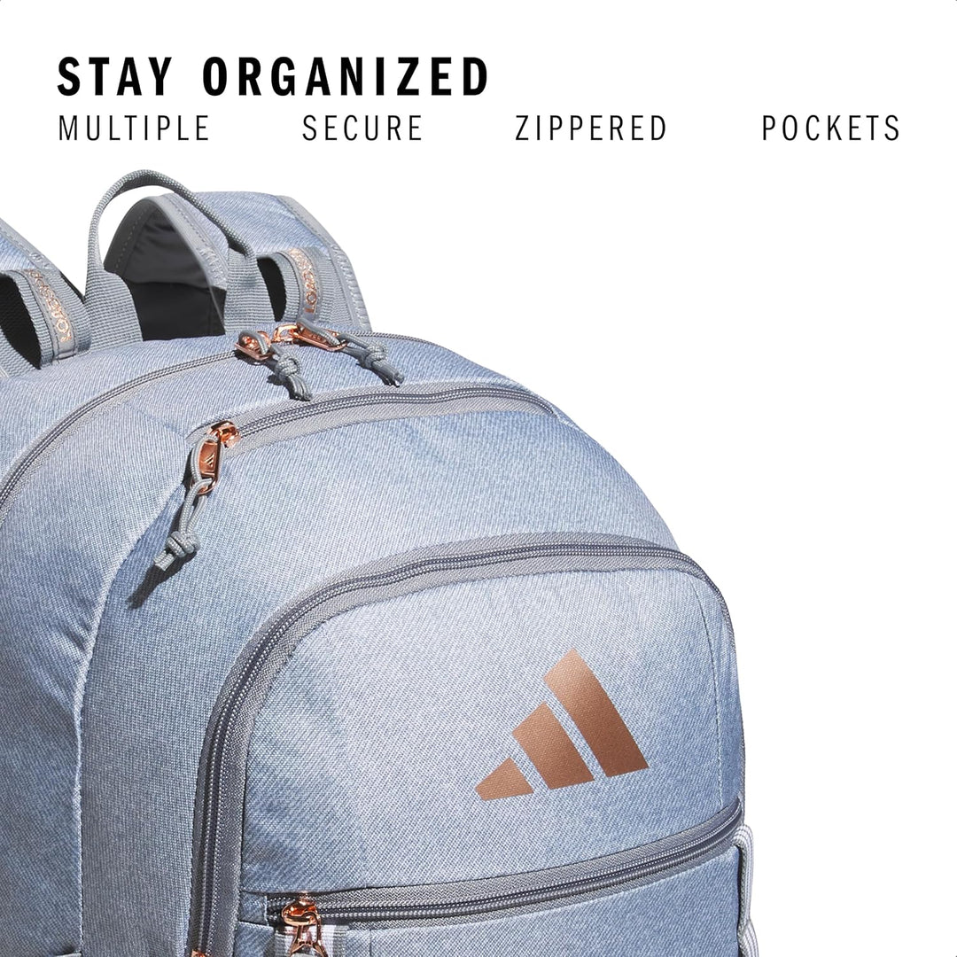 Mochila adidas Excel - Mochila grande y duradera para atletas, lapt...