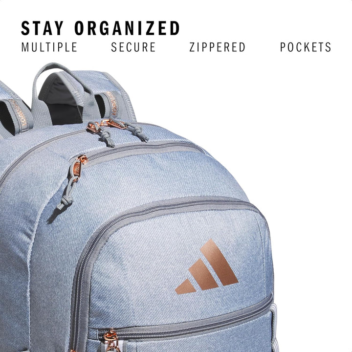 Mochila adidas Excel - Mochila grande y duradera para atletas, lapt...