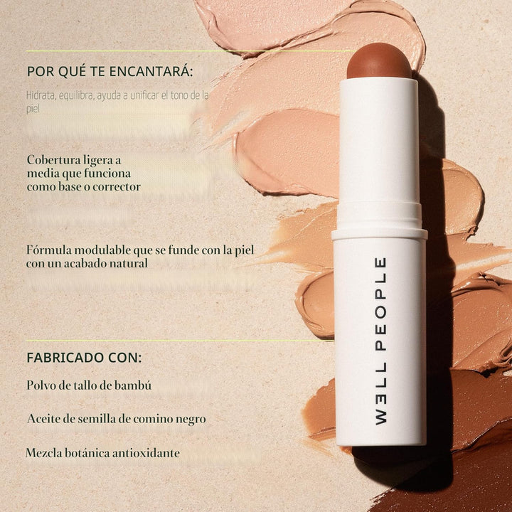 Well People Base de maquillaje en barra Supernatural para cutis + c...