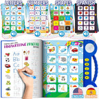 Libro Interactivo Bilingüe Aprender Español - Juguete para Aprender