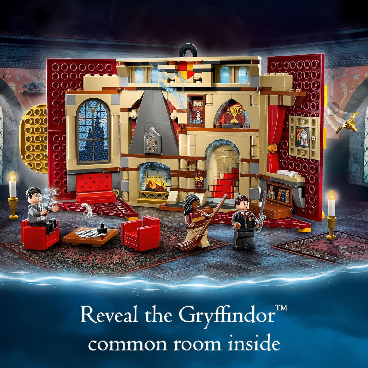 Lego Harry Potter Gryffindor House Banner Set 76409 con