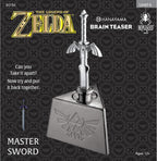Legend of Zelda Master Sword Hanayama Metal Brain Teaser, nivel 6 a partir de 12 años