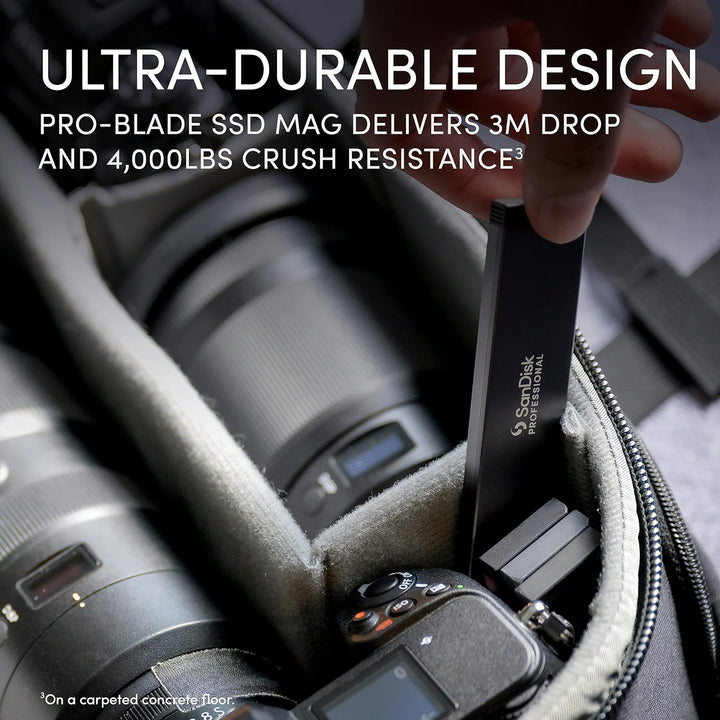 SanDisk Professional 4TB PRO-Blade Transport - SSD NVMe portátil y...