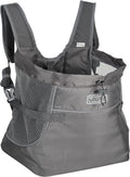 Outward Hound PupPak - Transportador delantero para perro, gris, mediano