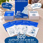 Juego de cartas para niños contra la madurez, divertidos juegos familiares