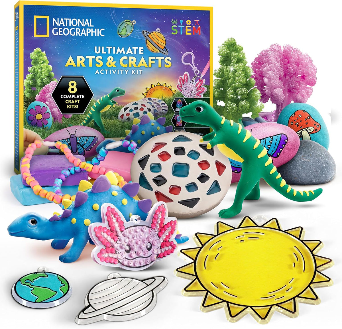 National Geographic Ultimate Arts y Crafts Kit, 8 kits completos de