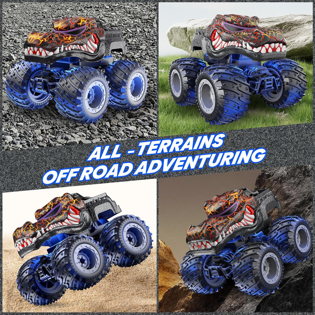 Coche Monstruo de Control Remoto, Camión Monstruo de Cocodrilo RC d...