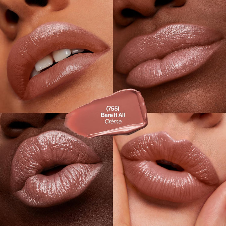 Juego de regalo de lápices labiales Super Lustrous de Revlon, 5 pie...