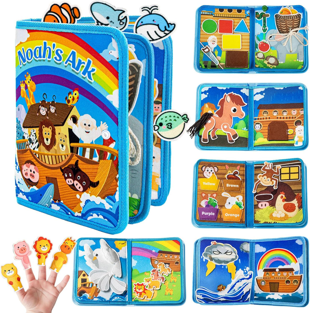 Noahs Ark - Libro de juguete para niños pequeños de 1 a 3