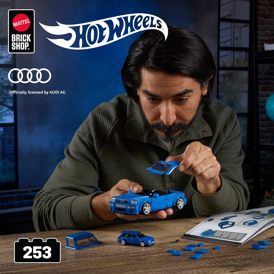 Mattel Brick Shop Hot Wheels Audi Avant RS2 Kit de