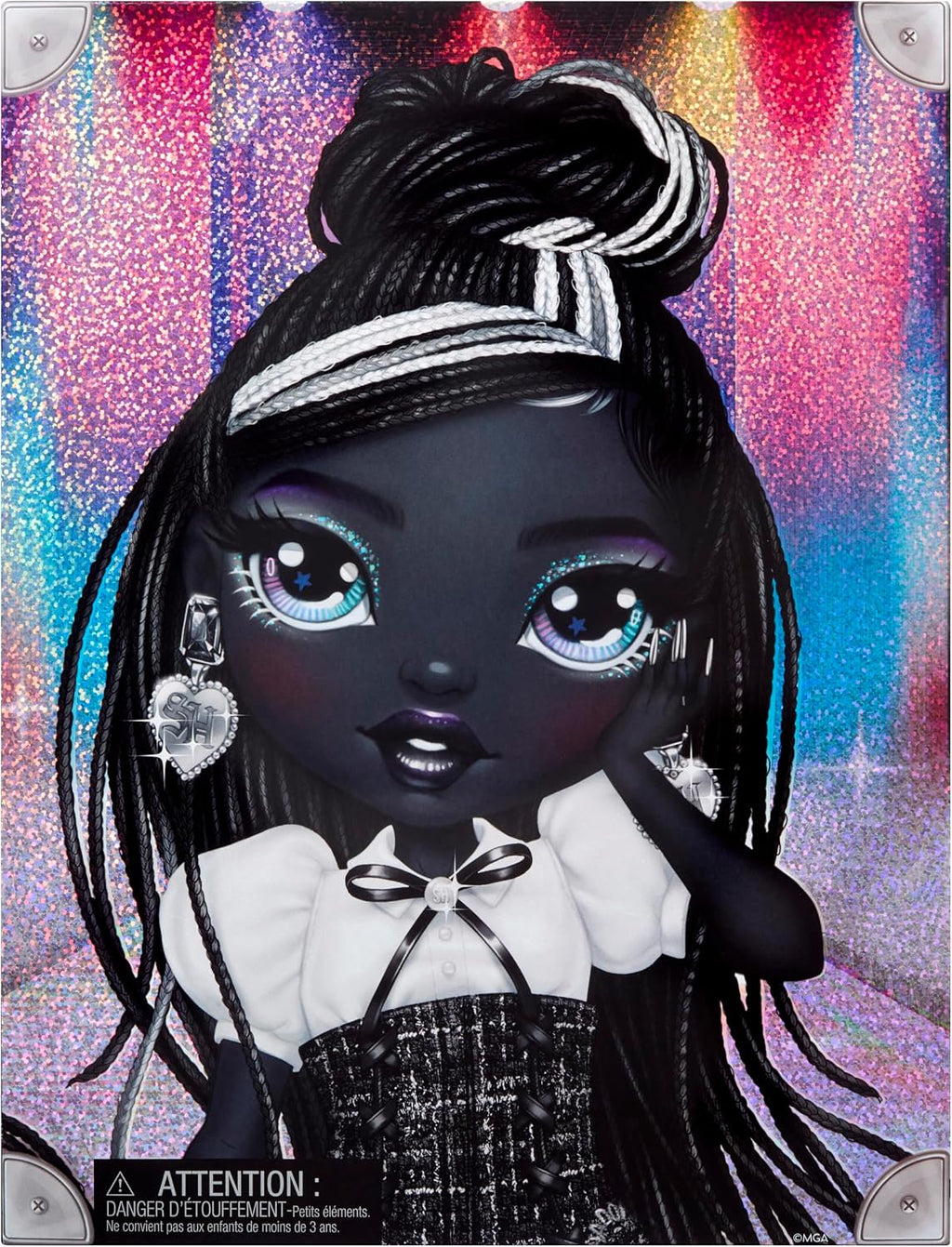 Shanelle Onyx - Muñeca Shadow High de edición limitada, pelo negro de 11 pulgadas, traje de diseñador premium con accesorios para niños de 6 a 12 años y coleccionistas