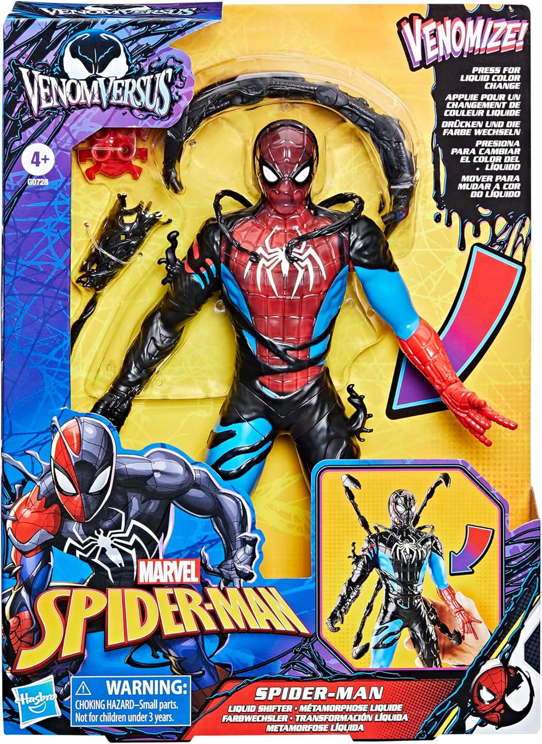 Spider-Man Marvel VenomVersus - Figura de acción de cambio