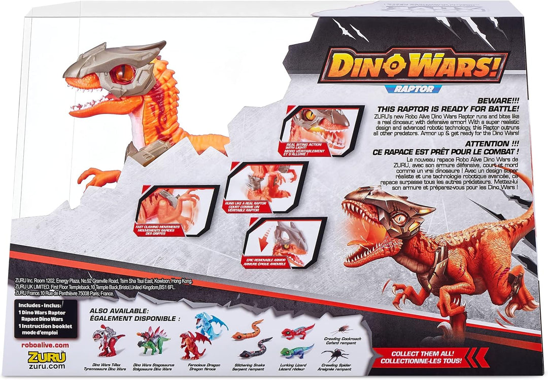 ZURU ITALY SRL- Dino Wars S1 Raptor 7133 Zuru Robots