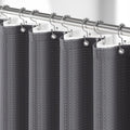 Set de Cortina de Ducha 3 en 1 con Forro 72x72 Gris Carbón