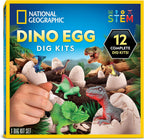 National Geographic Dinosaur Dig Kit con 12 Dino Eggs para Kids