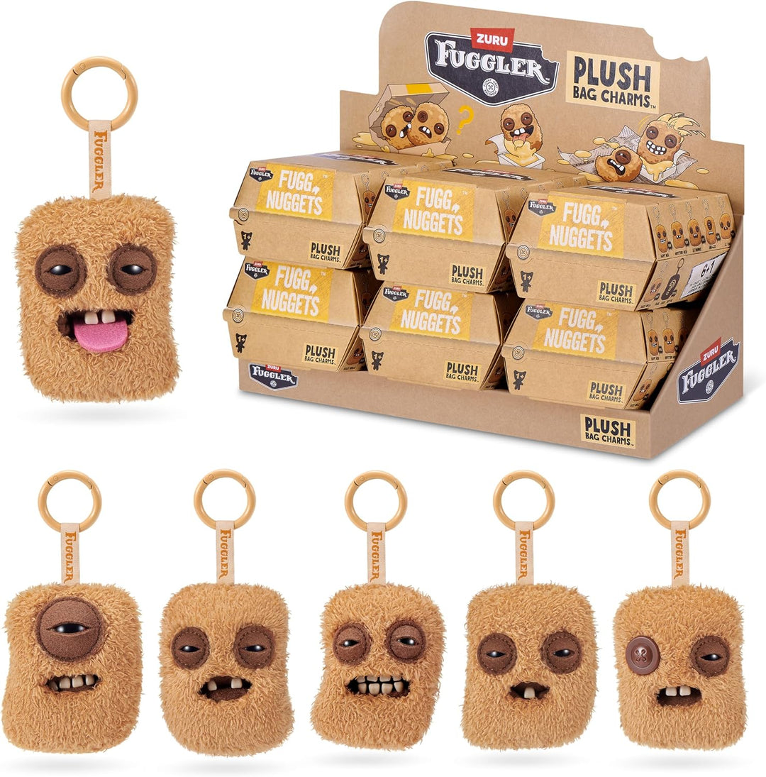 Fuggler Fugg Nuggets - Llavero de peluche coleccionable de 3.5 pulg...