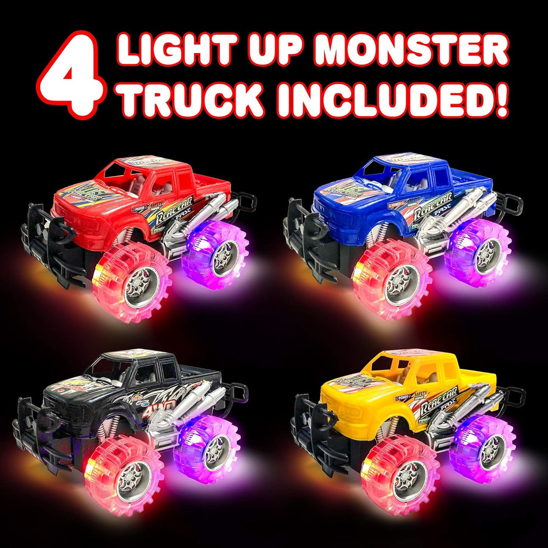 ArtCreativity Camiones monstruo iluminados para niños y