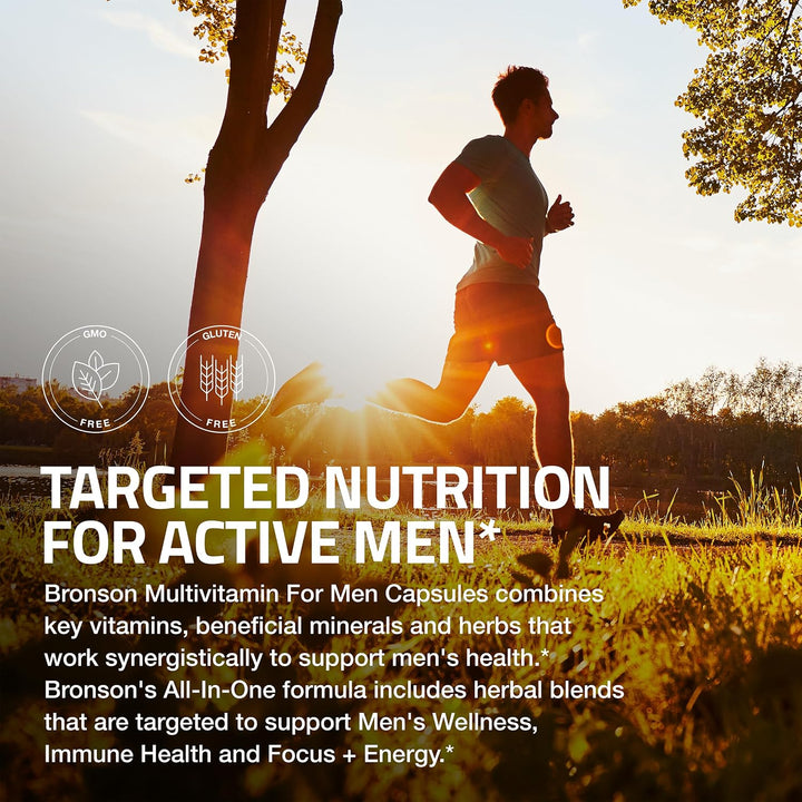 Bronson Multivitamínico para hombres, fórmula de cobertura diaria t...
