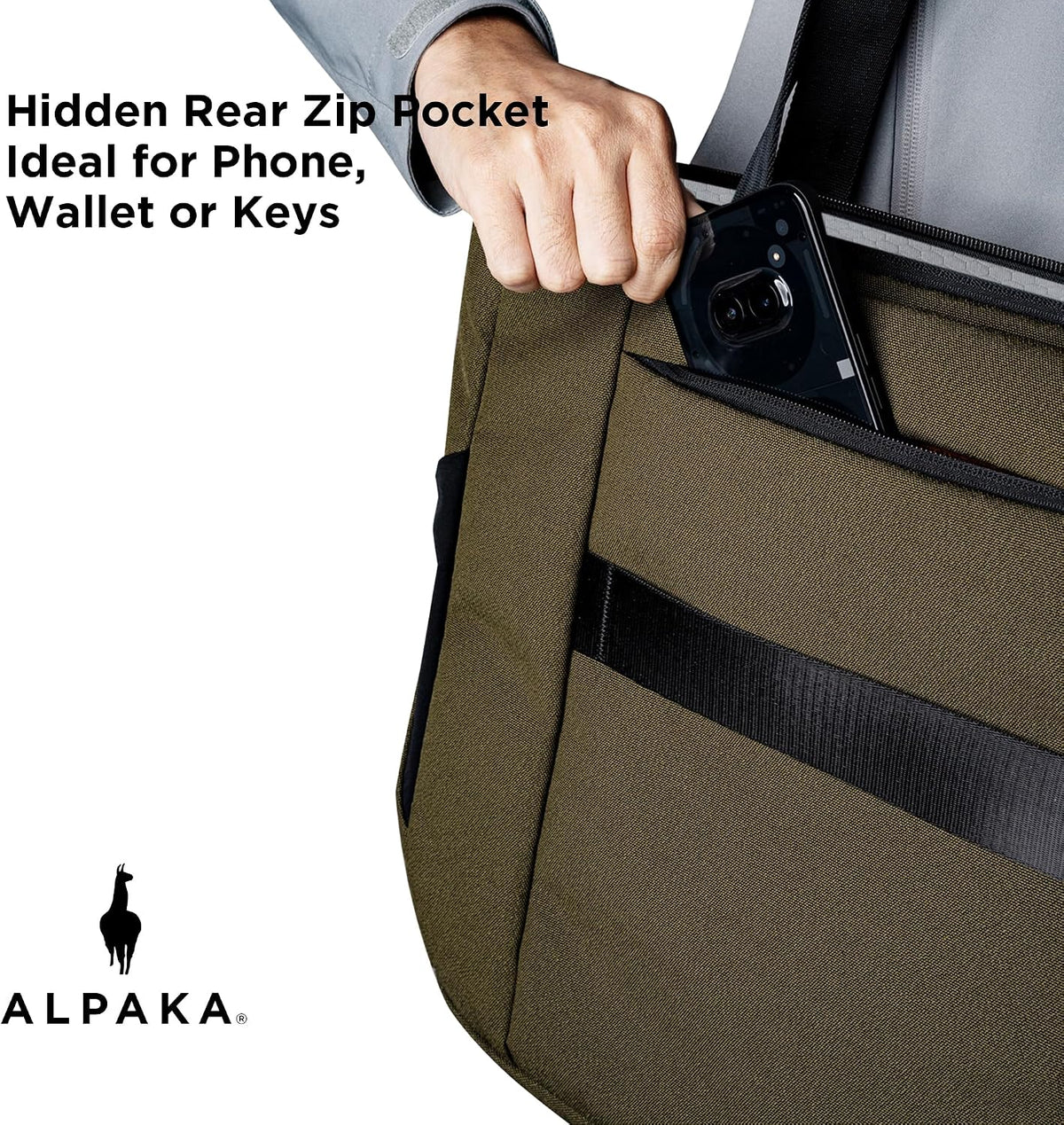 ALPAKA Bravo Tote Bag 14 L, resistente a la intemperie, maletín para laptop de 16 pulgadas para hombres y mujeres, bolsa de viaje con correa ajustable para el hombro