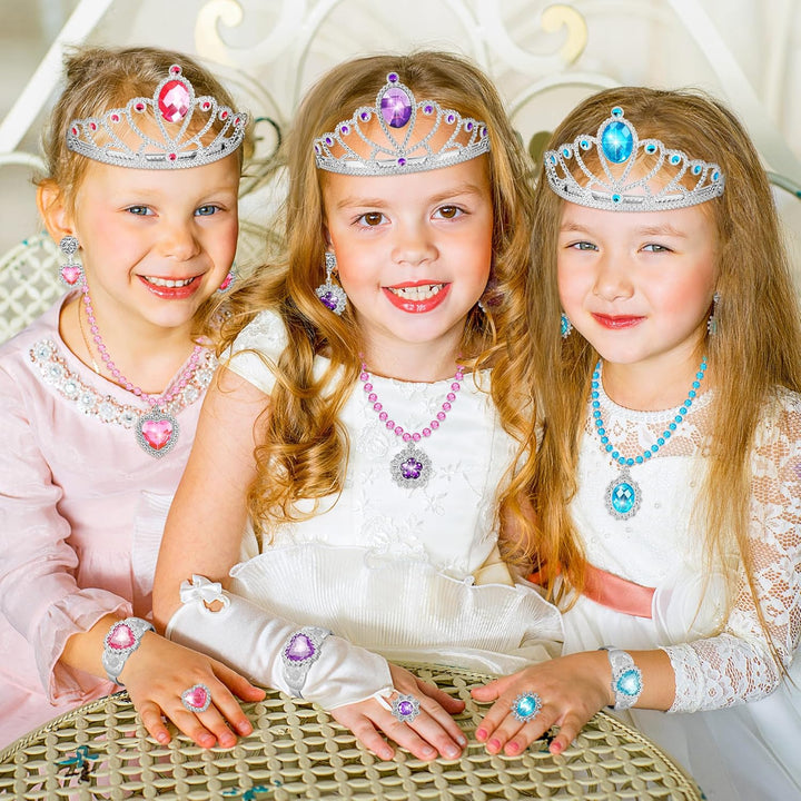 LJZJ Princess Dress Up Toys &amp; Jewelry Boutique, Girls Role Play...