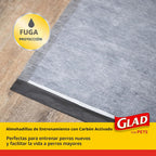 Glad Almohadillas para cachorros de carbón negro para mascotas, almohadillas desechables súper absorbentes para orina de perro, almohadillas de entrenamiento para orinal y suministros para mascotas,