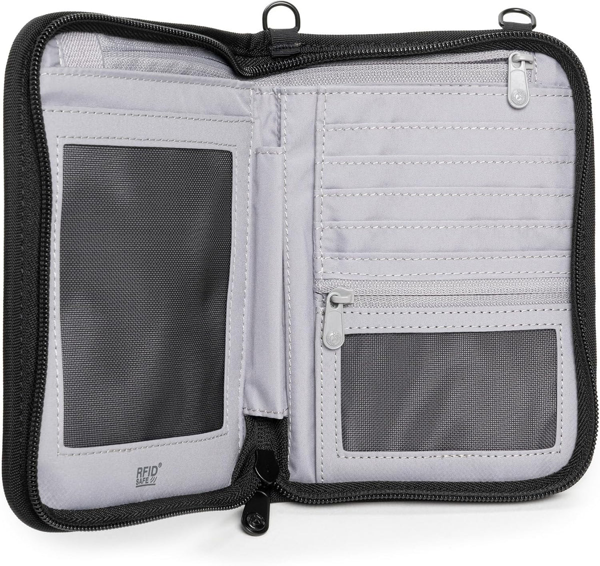Pacsafe RFIDsafe V150 Bloqueo RFID Antirrobo, Negro, Talla única